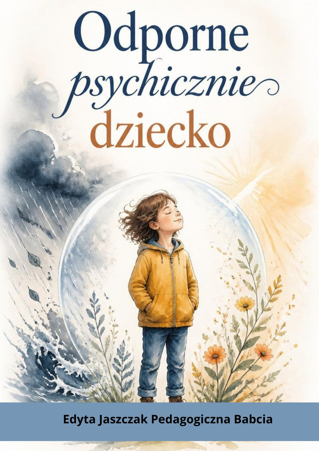Okładka e-booka „Odporne psychicznie dziecko” – Edyta Jaszczak, Pedagogiczna Babcia