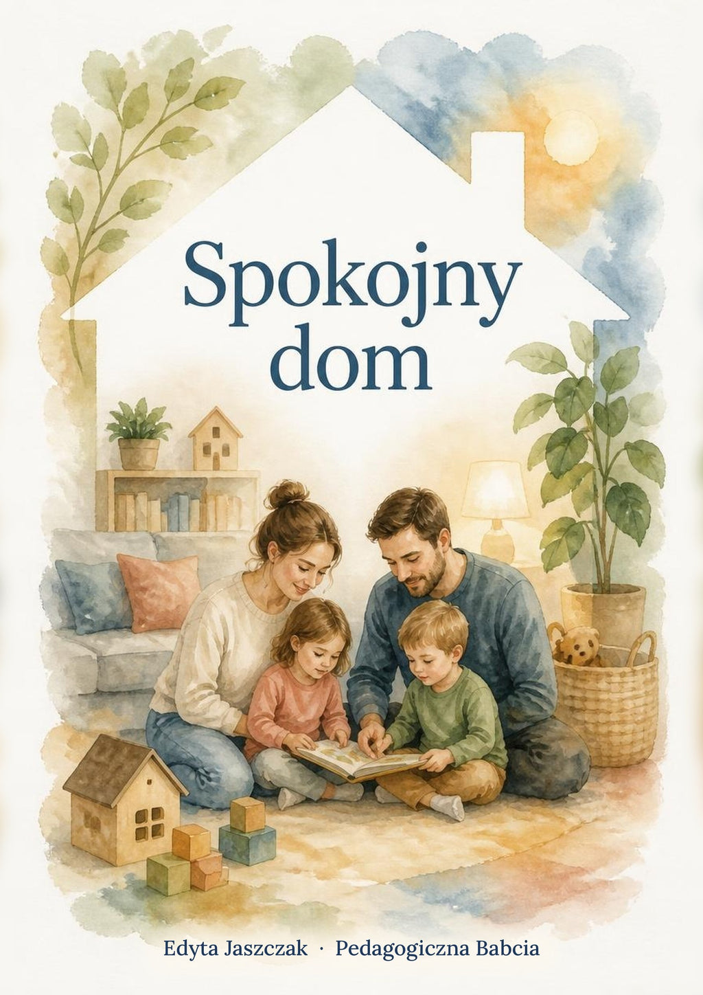 Okładka e-booka „Spokojny dom” – Edyta Jaszczak, Pedagogiczna Babcia