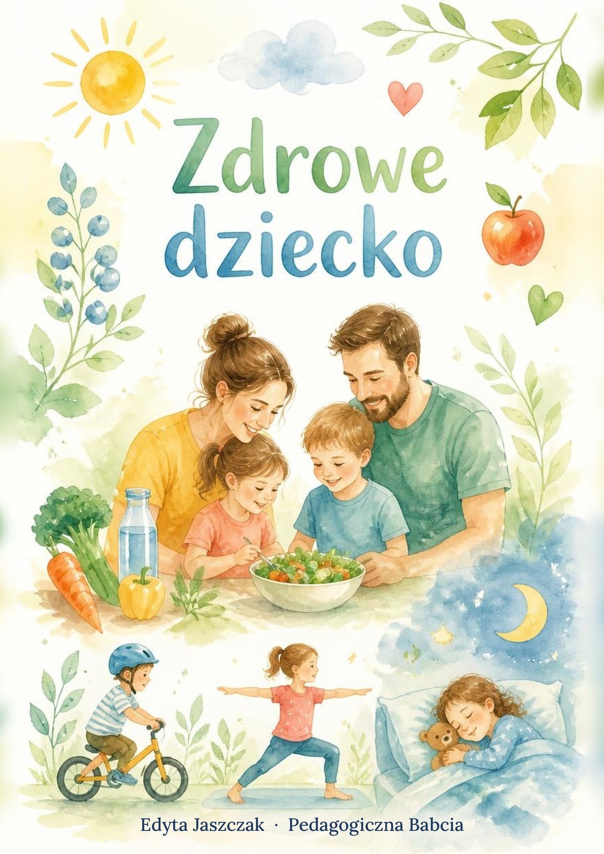 Okładka e-booka „Zdrowe dziecko” – Edyta Jaszczak, Pedagogiczna Babcia