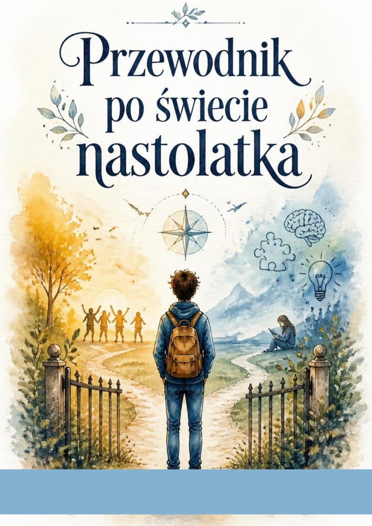 Okładka e-booka „Przewodnik po świecie nastolatka” – Edyta Jaszczak, Pedagogiczna Babcia