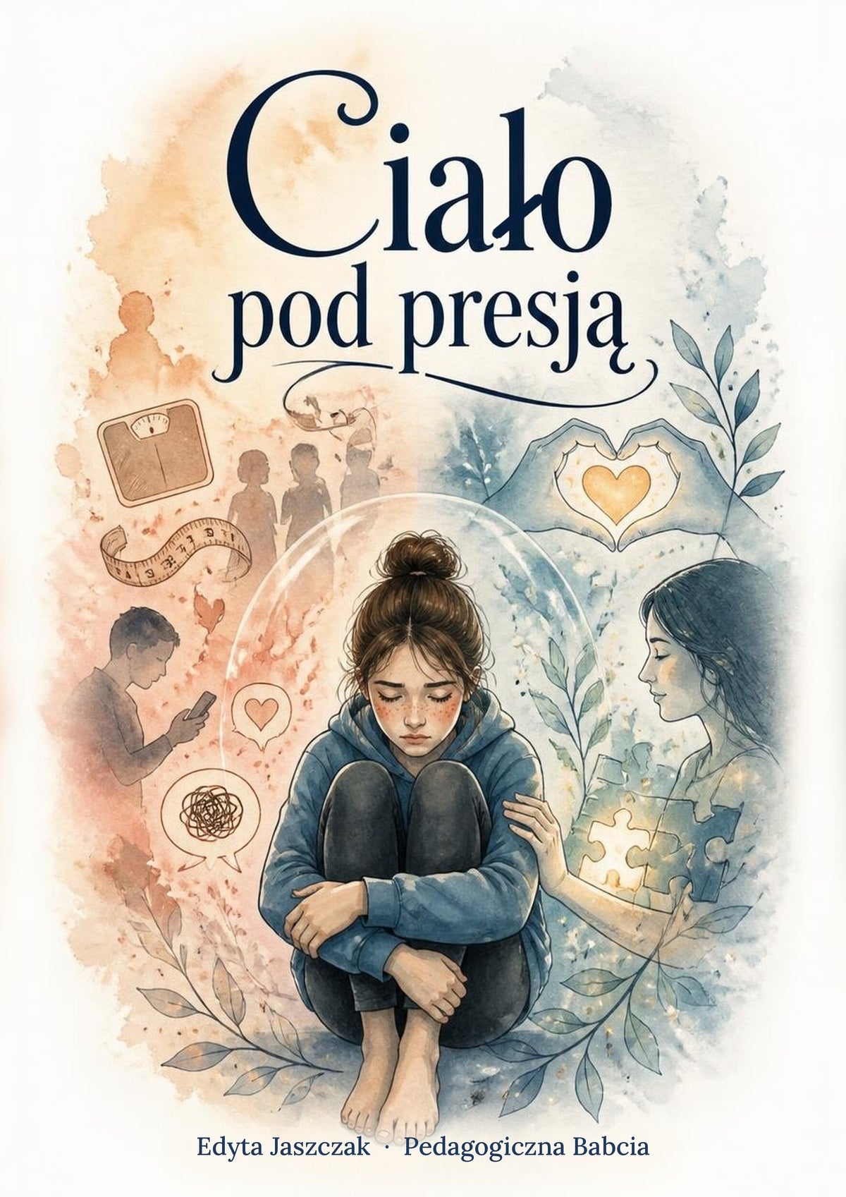 Okładka e-booka „Ciało pod presją” – Edyta Jaszczak, Pedagogiczna Babcia