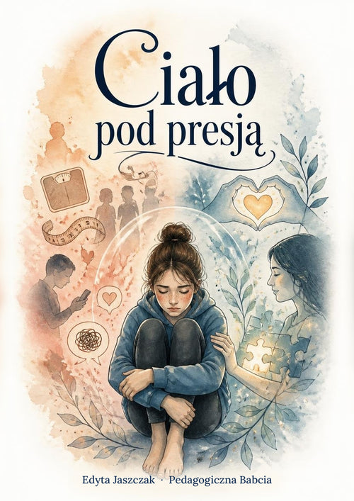 Okładka e-booka „Ciało pod presją” – Edyta Jaszczak, Pedagogiczna Babcia