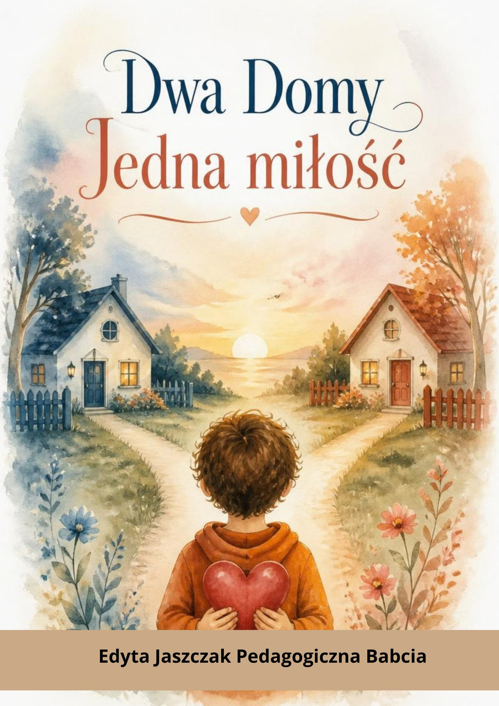 Okładka e-booka „Dwa domy, jedna miłość” – Edyta Jaszczak, Pedagogiczna Babcia