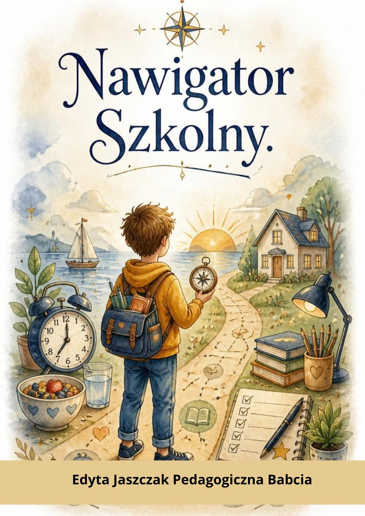 Okładka e-booka „Nawigator szkolny” – Edyta Jaszczak, Pedagogiczna Babcia