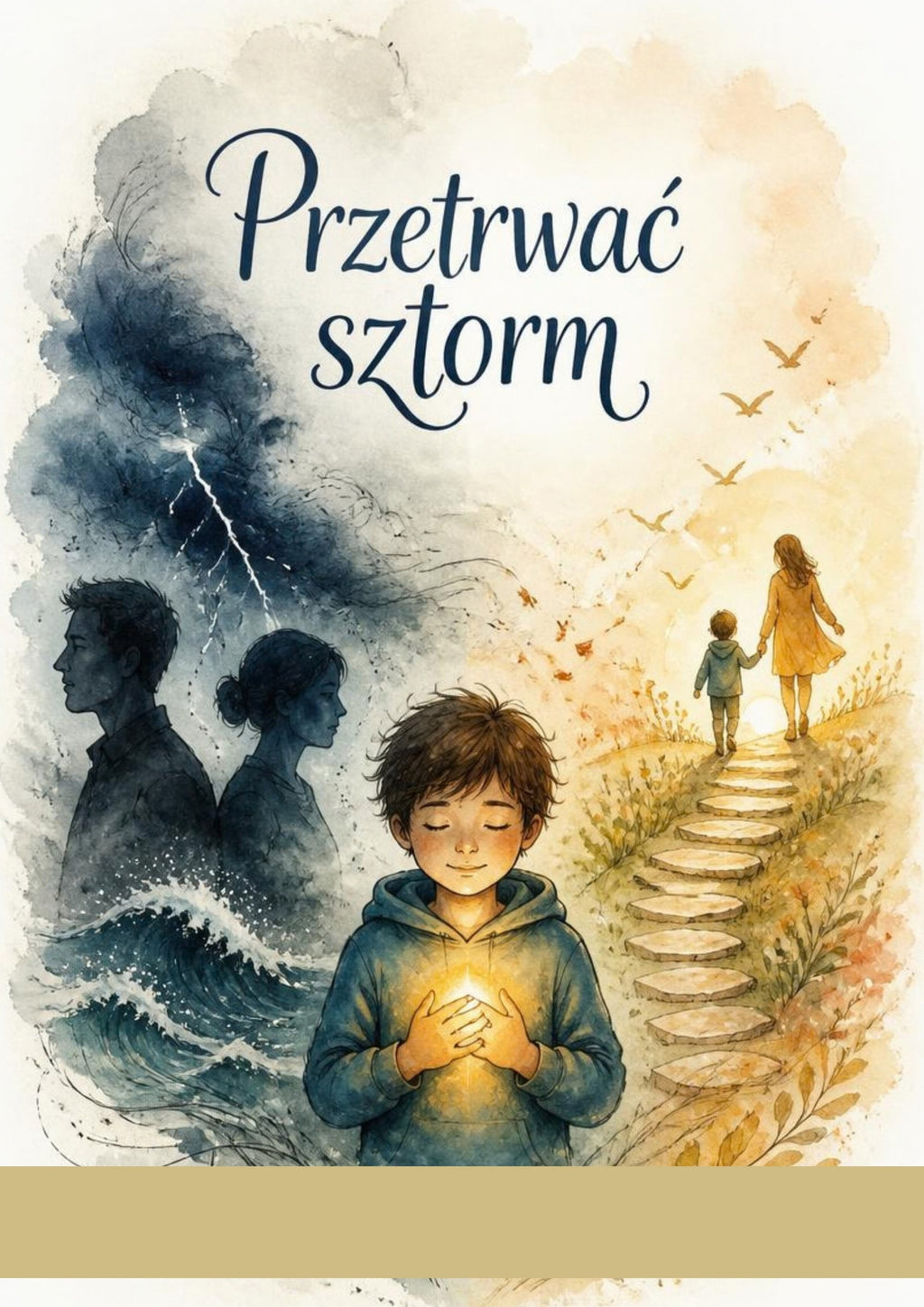 Okładka e-booka „Przetrwać sztorm” – Edyta Jaszczak, Pedagogiczna Babcia