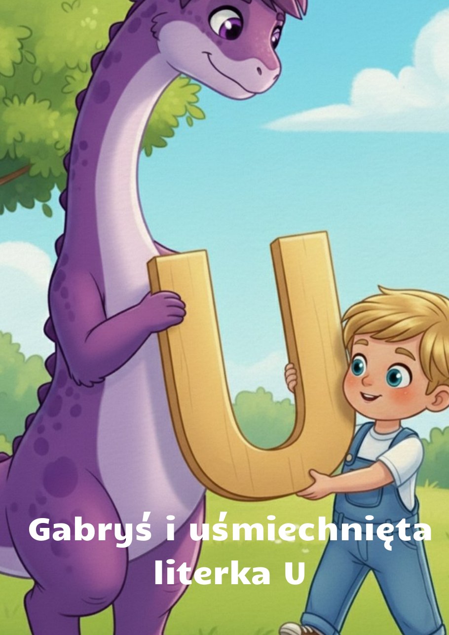 Przykładowa strona z e-booka Literkowy świat Gabrysia. Tom III – litery U–Ż oraz Ć i Ś