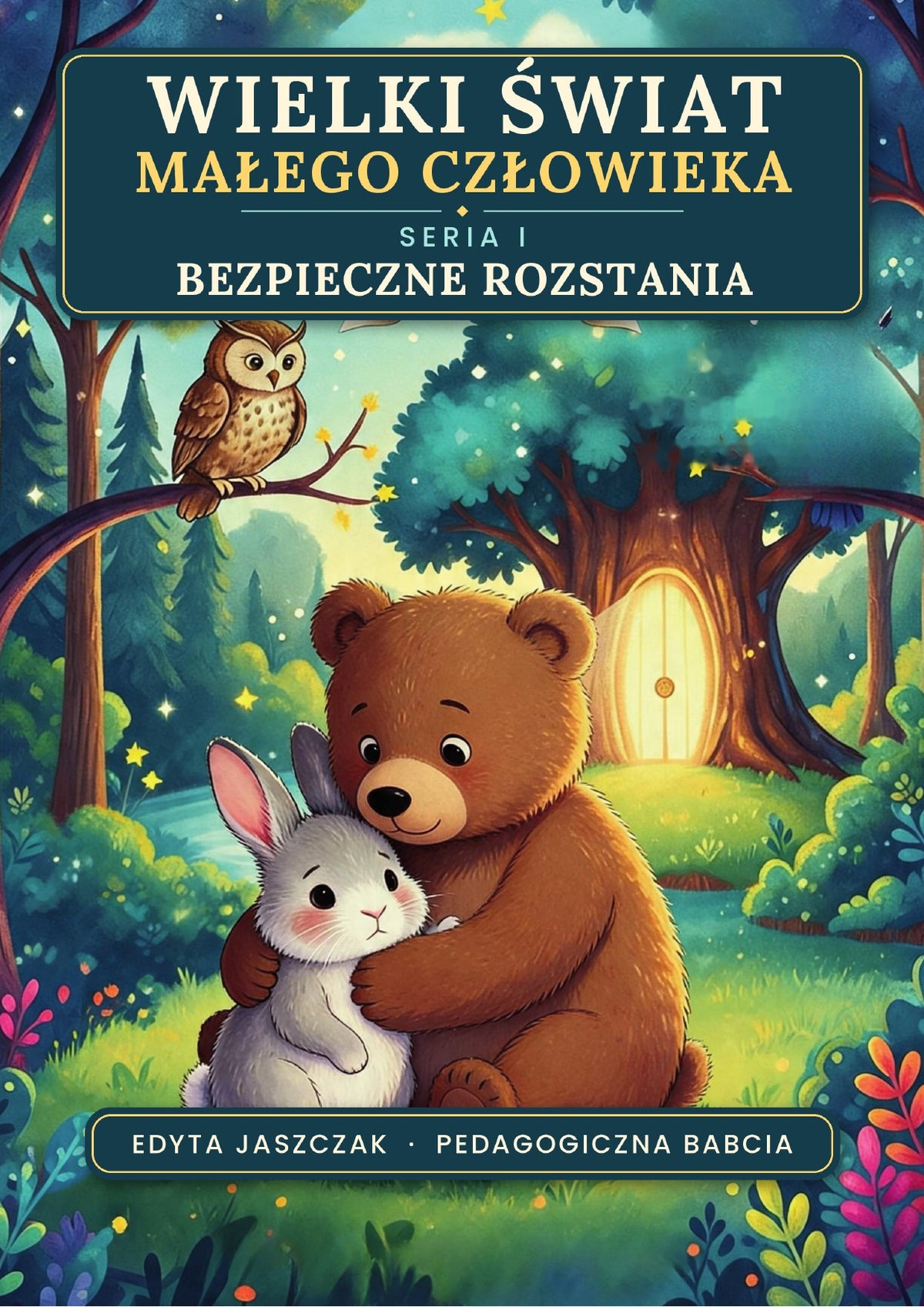Okładka e-booka Wielki Świat Małego Człowieka. Seria I – Bezpieczne rozstania – Edyta Jaszczak, Pedagogiczna Babcia
