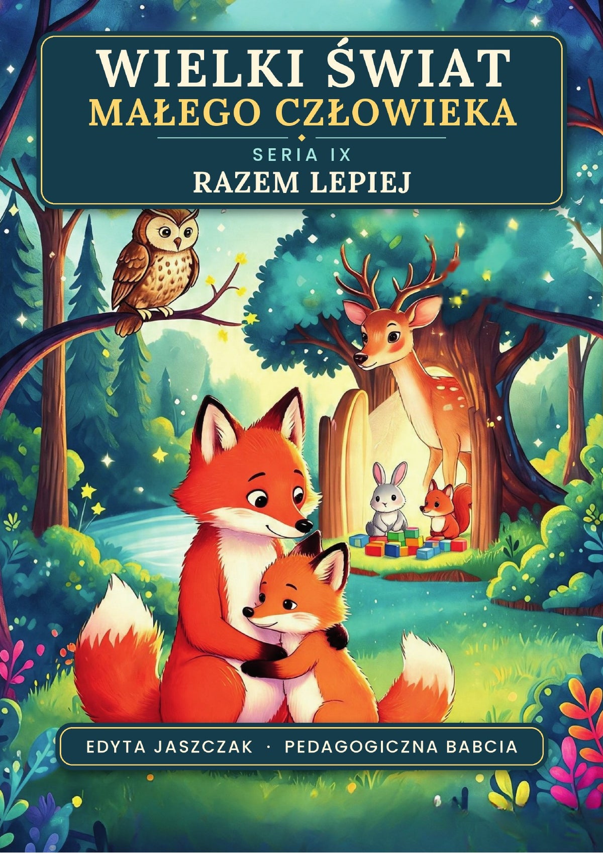 Okładka e-booka Wielki Świat Małego Człowieka. Seria IX – Razem lepiej – Edyta Jaszczak, Pedagogiczna Babcia