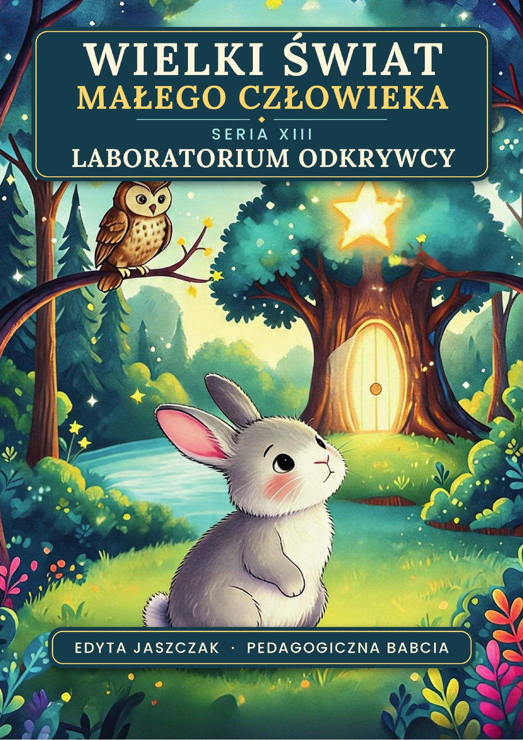 Okładka e-booka Wielki Świat Małego Człowieka. Seria XIII – Laboratorium odkrywcy – Edyta Jaszczak, Pedagogiczna Babcia